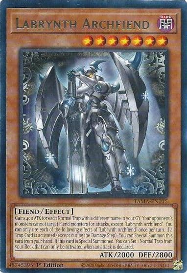 Labrynth Archfiend Tactical Masters Yu-Gi-Oh! card
