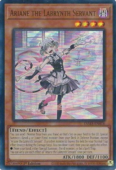 Ariane the Labrynth Servant Tactical Masters Yu-Gi-Oh! card