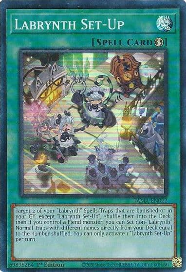 Labrynth Set Up Tactical Masters Yu-Gi-Oh! card
