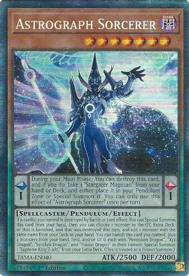 Astrograph Sorcerer CR Tactical Masters Yu-Gi-Oh! card