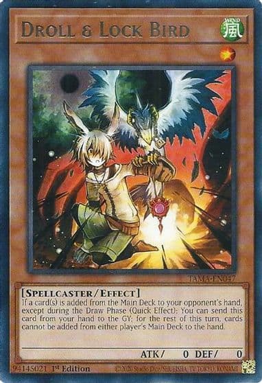 Droll and Lock Bird Tactical Masters Yu-Gi-Oh! card