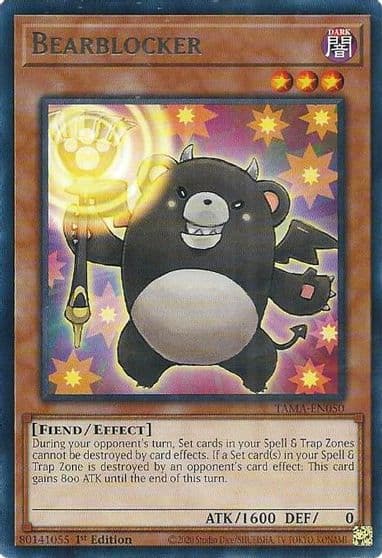 Bearblocker Tactical Masters Yu-Gi-Oh! card