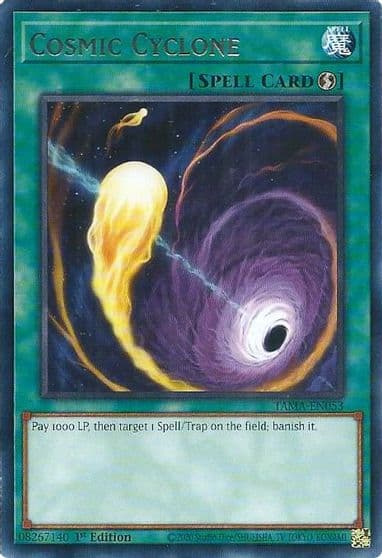 Cosmic Cyclone Tactical Masters Yu-Gi-Oh! card