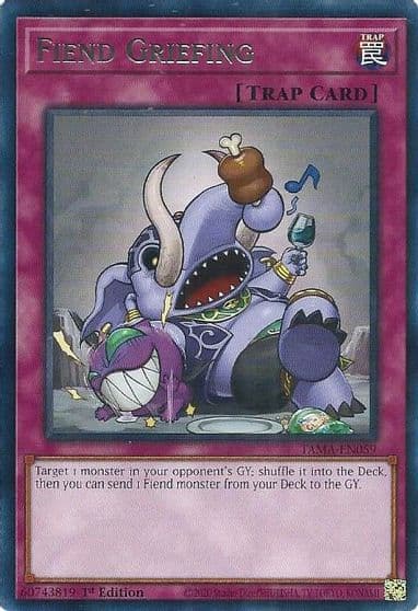 Fiend Griefing Tactical Masters Yu-Gi-Oh! card