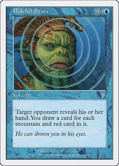 Baleful Stare 7th Edition Magic card