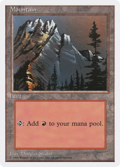 Mountain A Introductory Two-Player Set Magic card