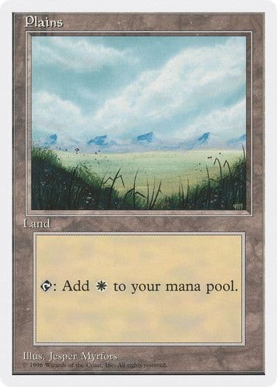 Plains A Introductory Two-Player Set Magic card