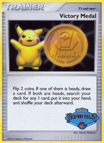 Victory Medal - 2009-2010 (Battle Road Spring) League & Championship Cards Pokemon card