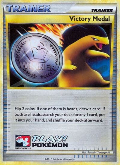 Victory Medal - 2010-2011 (Battle Road Autumn) League & Championship Cards Pokemon card