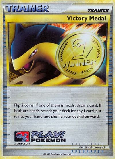 Victory Medal - 2010-2011 (Battle Road Spring) League & Championship Cards Pokemon card