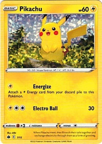 Pikachu McDonald's Promos 2022 Pokemon card