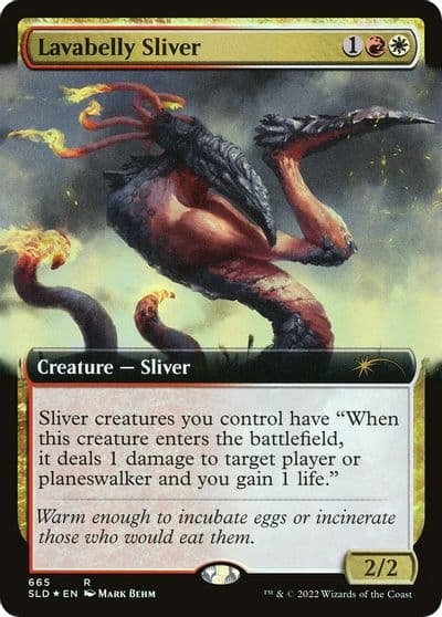 Lavabelly Sliver Extended Art Secret Lair Drop Series Magic card
