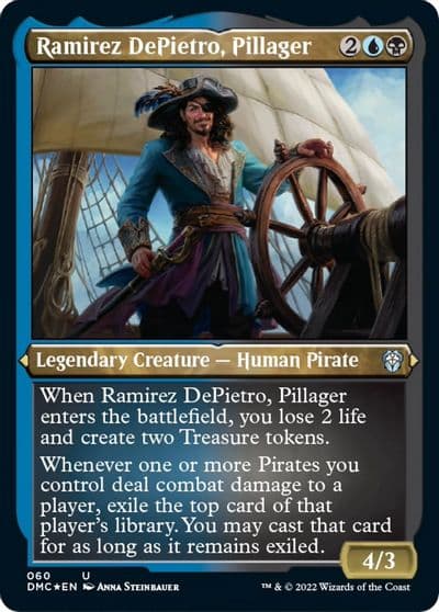 Ramirez DePietro Pillager Foil Etched Commander: Dominaria United Magic card