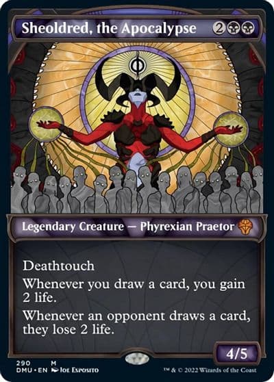 Sheoldred the Apocalypse Showcase Dominaria United Magic card