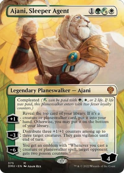Ajani Sleeper Agent 375 Dominaria United Magic card