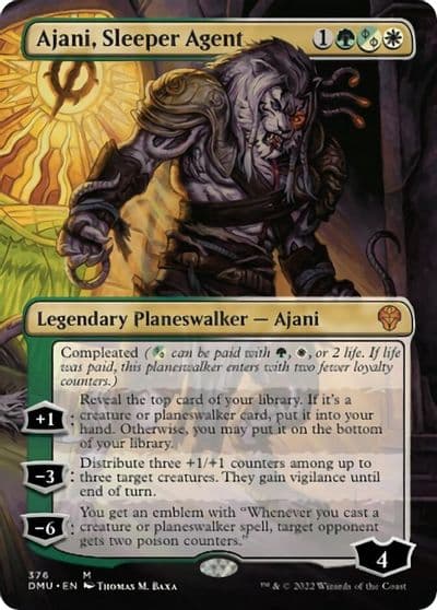 Ajani Sleeper Agent 376 Dominaria United Magic card