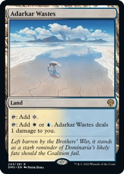 Adarkar Wastes Dominaria United Magic card