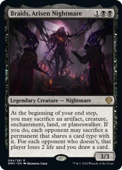 Braids Arisen Nightmare Dominaria United Magic card