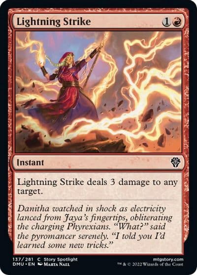 Lightning Strike Dominaria United Magic card