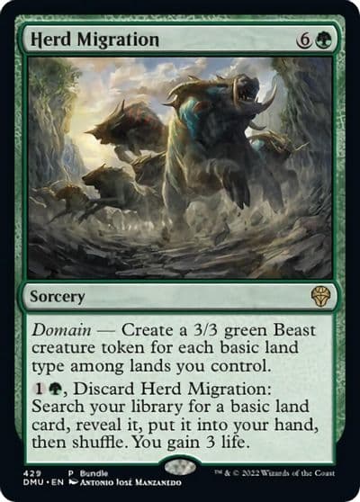 Herd Migration DMU Bundle Unique and Miscellaneous Promos Magic card