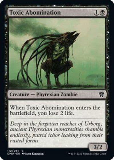 Toxic Abomination Dominaria United Magic card