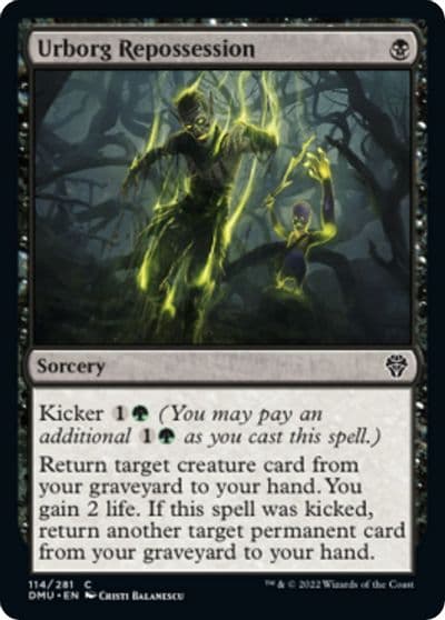 Urborg Repossession Dominaria United Magic card