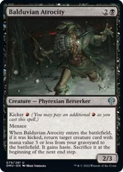 Balduvian Atrocity Dominaria United Magic card