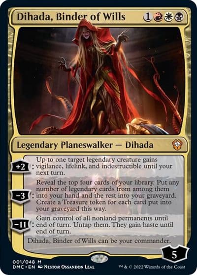 Dihada Binder of Wills Commander: Dominaria United Magic card
