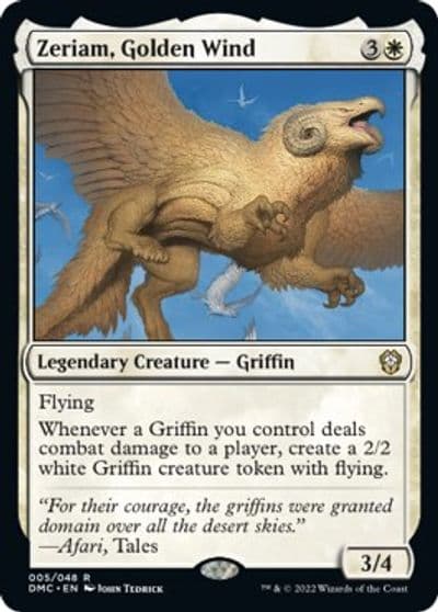 Zeriam Golden Wind Commander: Dominaria United Magic card