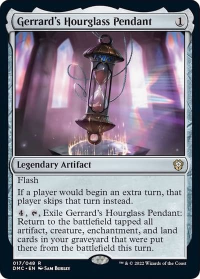 Gerrards Hourglass Pendant Commander: Dominaria United Magic card