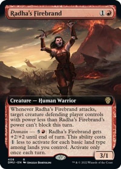 Radhas Firebrand Extended Art Dominaria United Magic card
