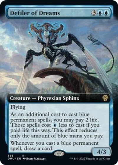 Defiler of Dreams Extended Art Dominaria United Magic card