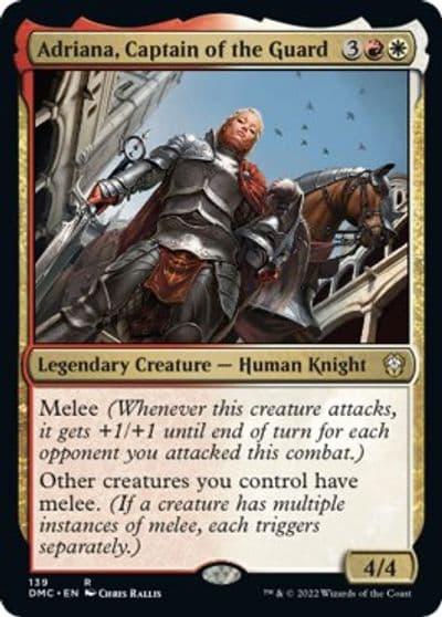 Adriana Captain of the Guard Commander: Dominaria United Magic card