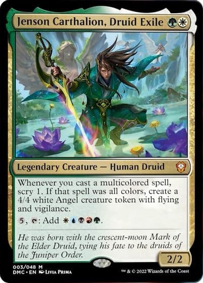 Jenson Carthalion Druid Exile Commander: Dominaria United Magic card