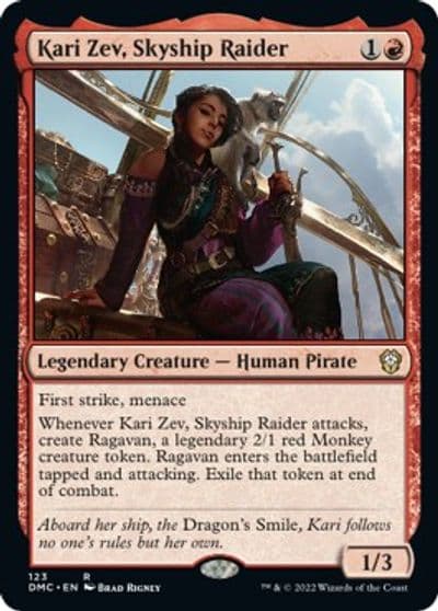 Kari Zev Skyship Raider Commander: Dominaria United Magic card