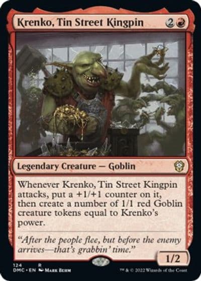 Krenko Tin Street Kingpin Commander: Dominaria United Magic card