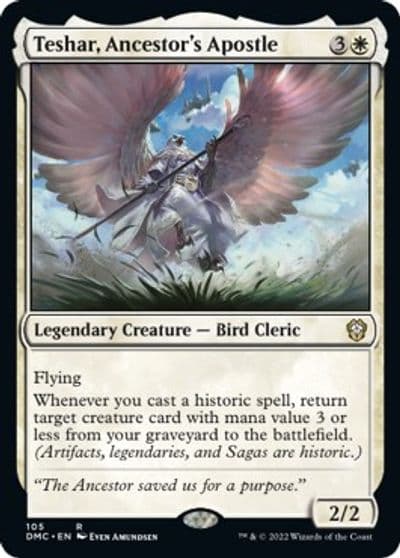Teshar Ancestors Apostle Commander: Dominaria United Magic card