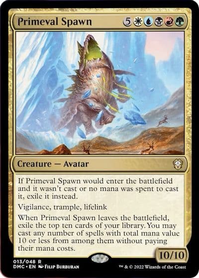 Primeval Spawn Commander: Dominaria United Magic card