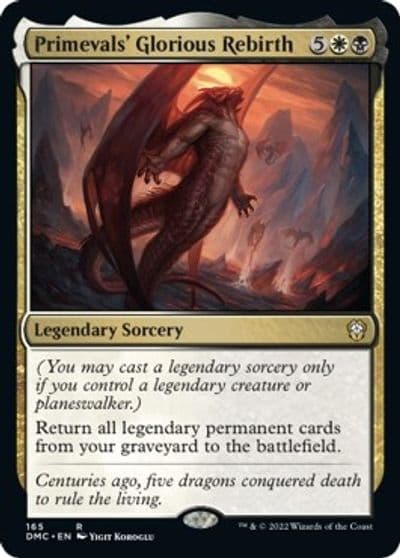 Primevals Glorious Rebirth Commander: Dominaria United Magic card