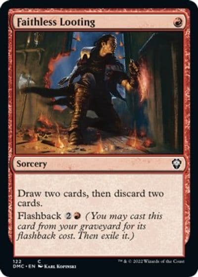 Faithless Looting Commander: Dominaria United Magic card