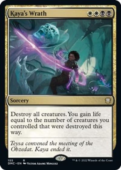 Kayas Wrath Commander: Dominaria United Magic card