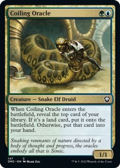 Coiling Oracle Commander: Dominaria United Magic card