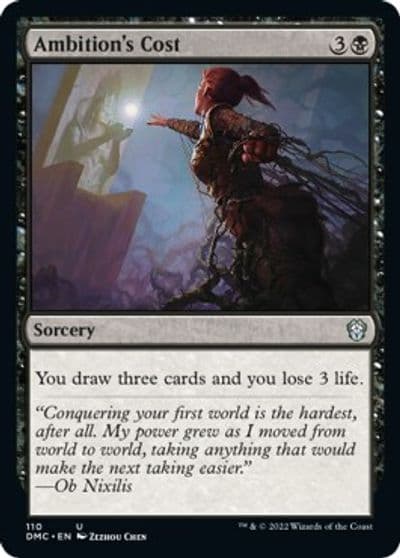 Ambitions Cost Commander: Dominaria United Magic card