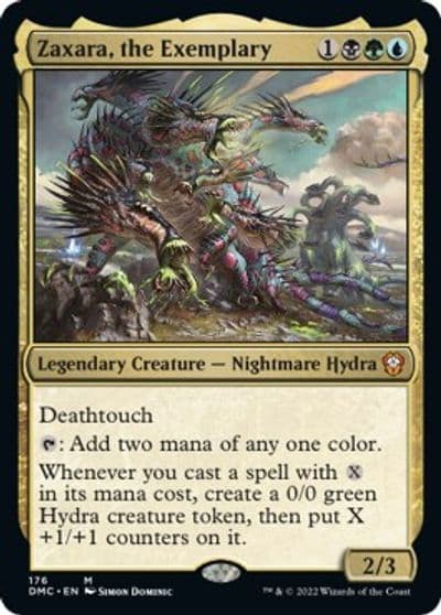Zaxara the Exemplary Commander: Dominaria United Magic card