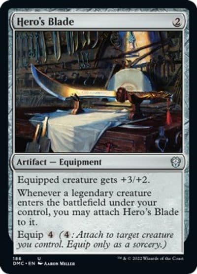 Heros Blade Commander: Dominaria United Magic card
