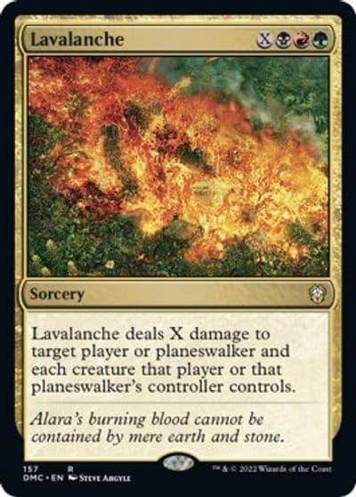 Lavalanche Commander: Dominaria United Magic card