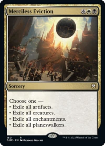 Merciless Eviction Commander: Dominaria United Magic card