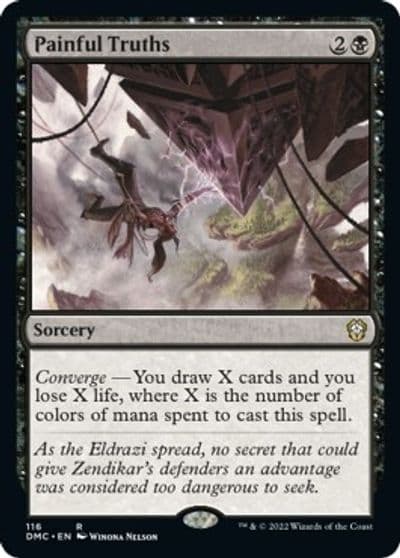 Painful Truths Commander: Dominaria United Magic card