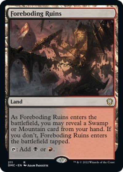 Foreboding Ruins Commander: Dominaria United Magic card