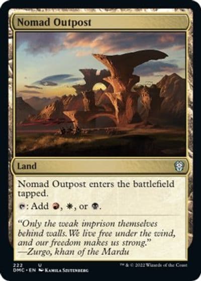 Nomad Outpost Commander: Dominaria United Magic card